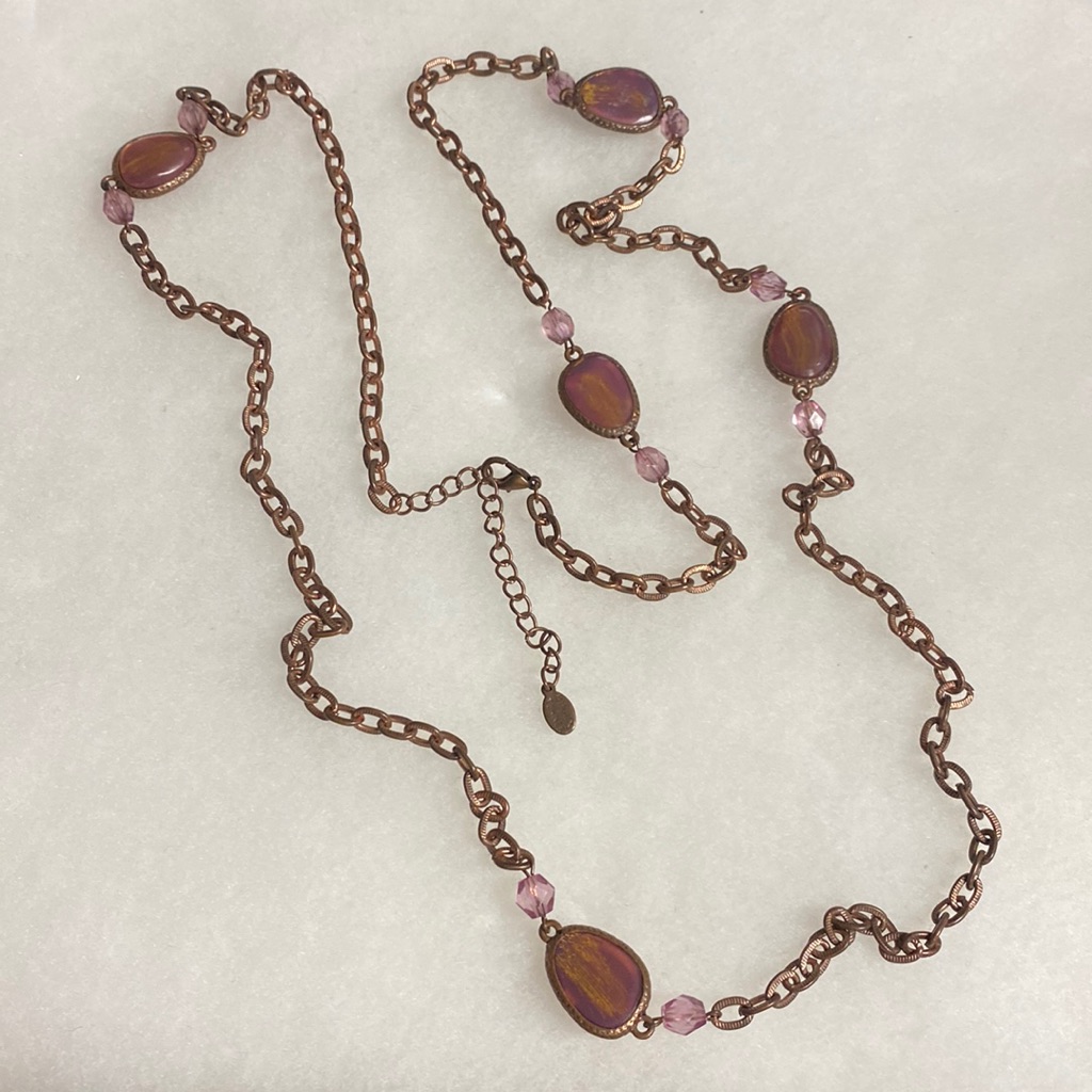 Bijoux Terner Copper-Tone Beaded Necklace 6$